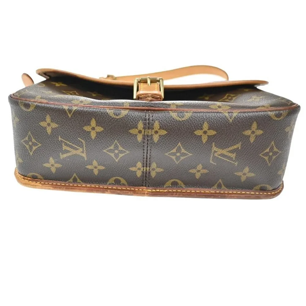 LOUIS VUITTON Sologne Shoulder Bag Monogram Leather Brown France M42250 28CA653 - Picture 6 of 16